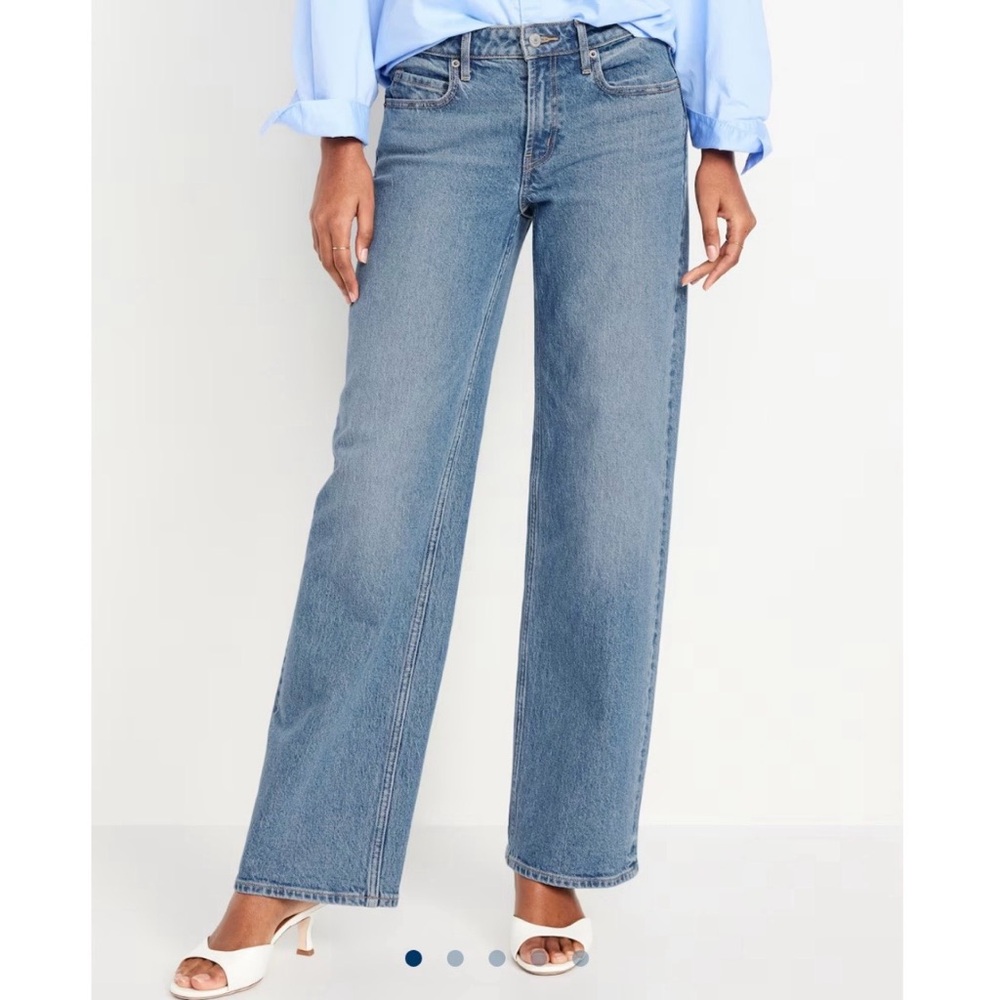 Old Navy Mid-Rise Wide-Leg Jeans
